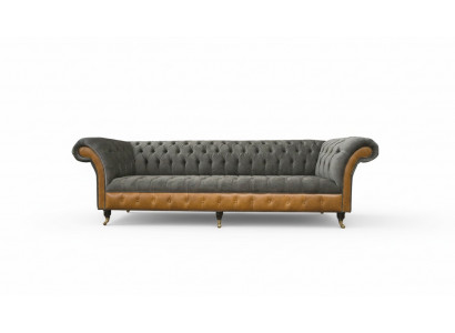 xxl Canapéë Chesterfield Gepolstert Design Luxus Canapé 4-Sëtz Lieder Sofas