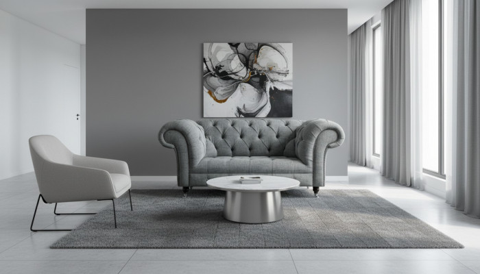Chesterfield Design Luxus Polstersofa Canapé Sëtz Garnitur Lieder Textil Sofas