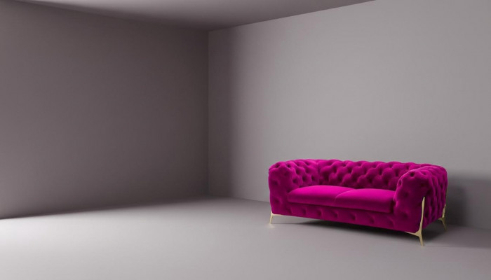Sofa 2 Plaz Klassesch Chesterfield Sofas Canapéen Polster Zweisëtzer Sëtz Nei