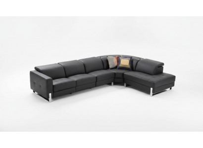 Luxus Canapé L-Form Liederkanapé Couch Wunnlandschaft Garnitur Design Modern Canapé Eckcanapé