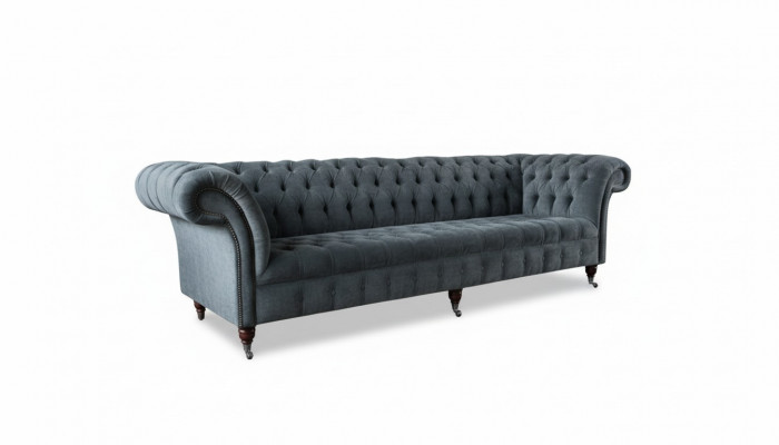 Chesterfield Lieder Gepolsterte Luxus Sofa Design Couch Klassesch Dekor Sofa