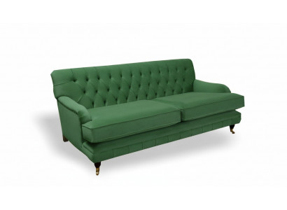 Chesterfield Designer Miwwelen Héichwäerteg Dräisëtzer Canapé Polster Stoff