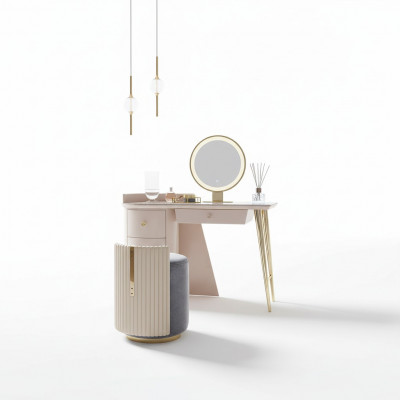 Design Luxus Miwwel Schminktisch Dësch Konsoletischen Schminktisch Schlofzëmmer