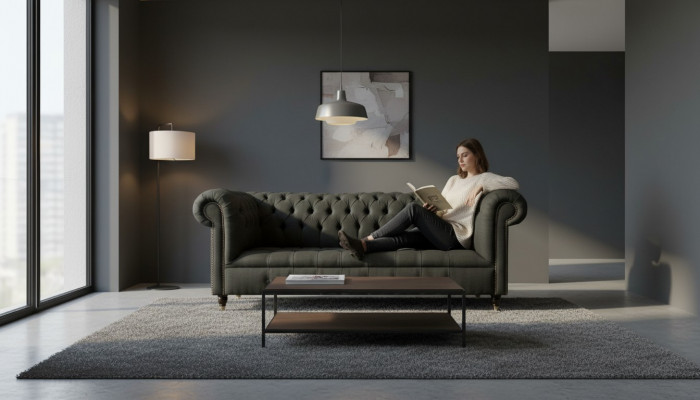 Design Canapé Canapéen Sofas Stoff Modern Sofagarnitur 3-sëtzer Dräistäizer Polster.