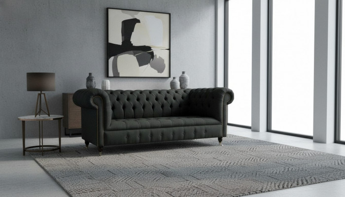 Design Canapé Canapéen Sofas Stoff Modern Sofagarnitur 3-sëtzer Dräistäizer Polster.