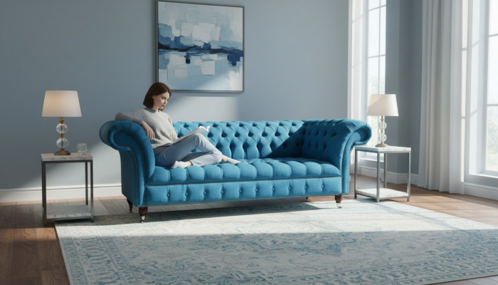 Design Couch Këssen Sofaen Stoff Modern Sofagarnitur 3-Sëtz Dräisëtzer Couches.