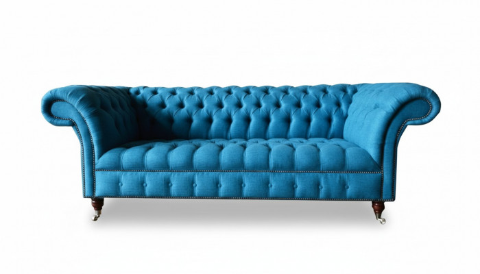 Design Couch Këssen Sofaen Stoff Modern Sofagarnitur 3-Sëtz Dräisëtzer Couches.