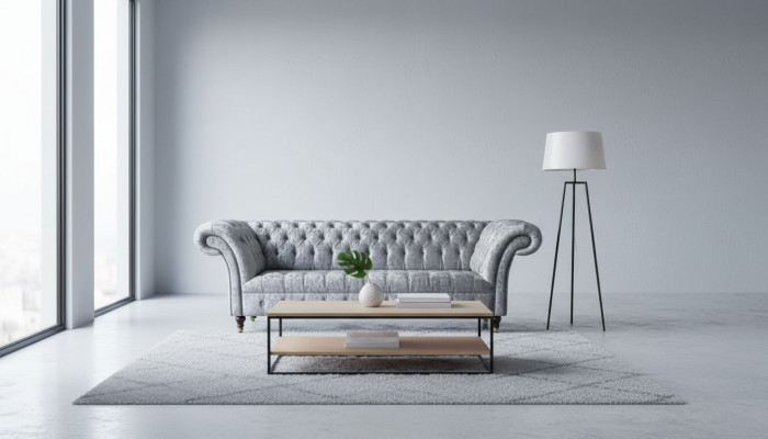 3-sëtzer Wunnlandschaft 3 Sëtzer Garnitur Design Sofa Couch Modern Couchen