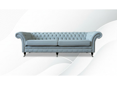 Polster Sofas Design Luxus Couch Sofa 4er Stoff Couchen Véiersëtz Samt Nei