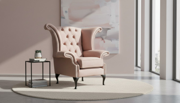 Luxus Design Miwwelen Iesszëmmer Still Wunnzëmmer Lounge Club Relax Canapé Rosa Nei