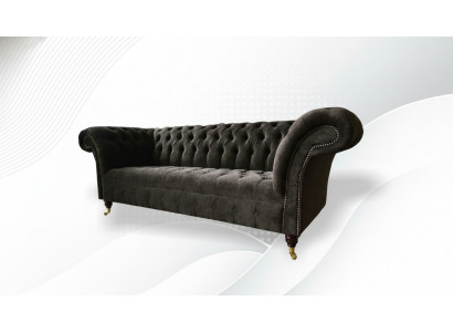 Chesterfield Original Miwwel 3 Sëtzer Canapé Polstersofas Couchen Textilsofa Nei