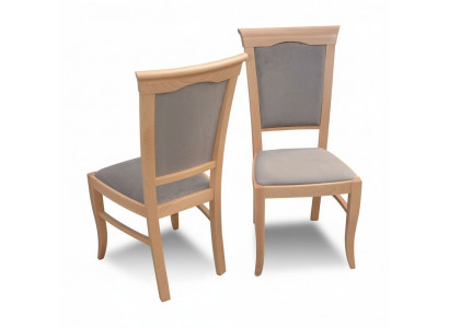 Design 1x Stull Set Iesszëmmerstull Sesselen Gastro Holz Miwwelen Lehnstullen Kichen