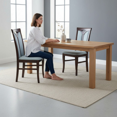 Iesszëmmer 1x Stull Still Polster Holz modern Designer Lehnstill Sëtz Sessel
