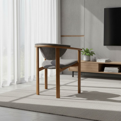 Sessellei Club Lounge Designer Lehnstull Gepolsterte Sofa 1 Sëtz Nei Textil Fernseher