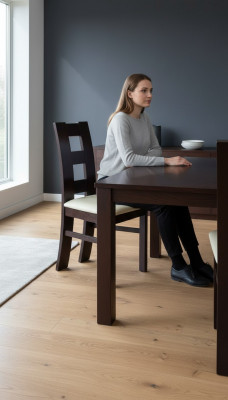 Design Leenstull Still Polster Still Chef Sëtz Holzstull Leenstill Holz Neit
