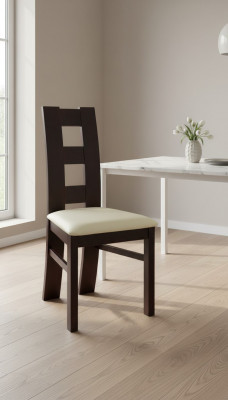 Design Leenstull Still Polster Still Chef Sëtz Holzstull Leenstill Holz Neit
