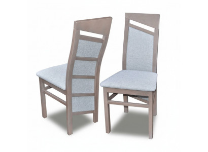 Massivholz Stull Iesszëmmerstull Designer Textil Stull Stiller Iesszëmmerstiller K61 !