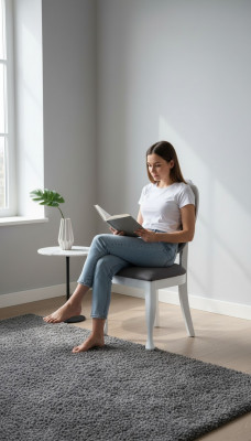 Moderne Design Wäiss Still Stull Iesszëmmerstull Kinneksche Lehnstaul Holz