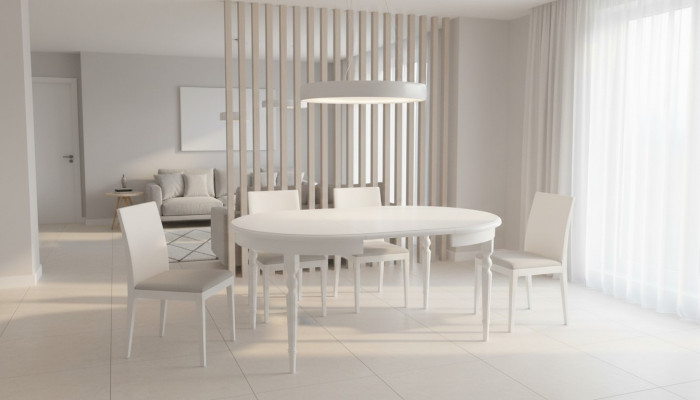 Designer Iessdësch Klassesch Luxus Holzdëscher Wunnzëmmer Holz Fräistaend Nei