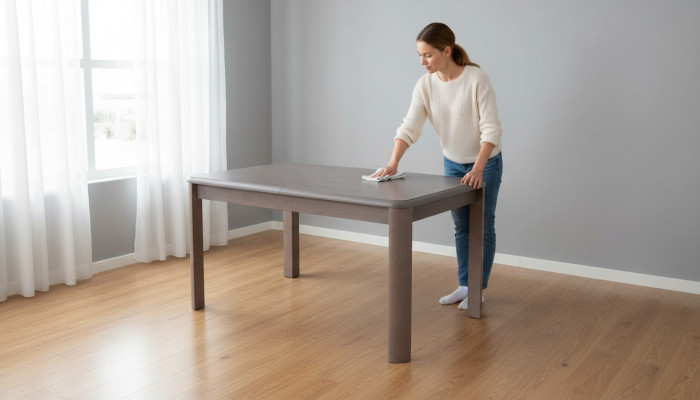 Dëscher Kichendëscher Iessdësch Holz Modern Holzdësch Dëscher Iesszëmmer 90x150/230cm
