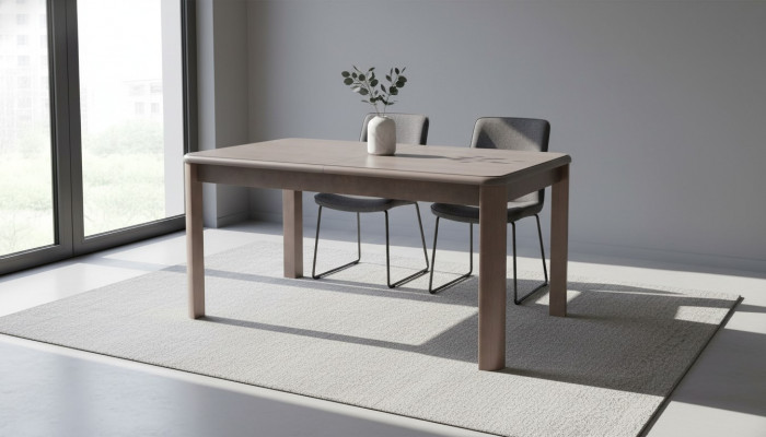 Dëscher Kichendëscher Iessdësch Holz Modern Holzdësch Dëscher Iesszëmmer 90x150/230cm