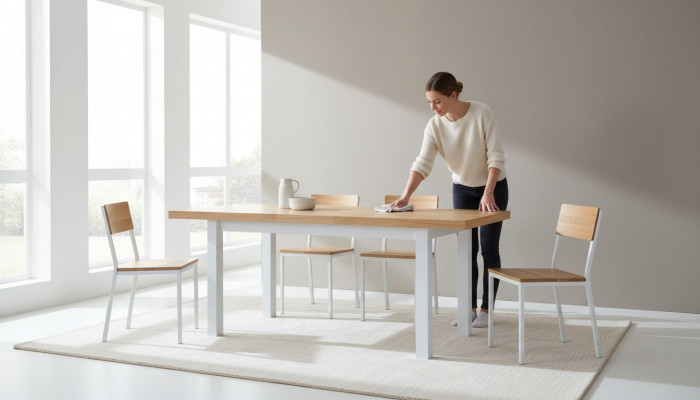 Iessdësch Modernen Stil Iessdësch Luxus Dëscher Holz Luxus Miwwelen Liewenszëmmer Wunnen Wunnzëmmer