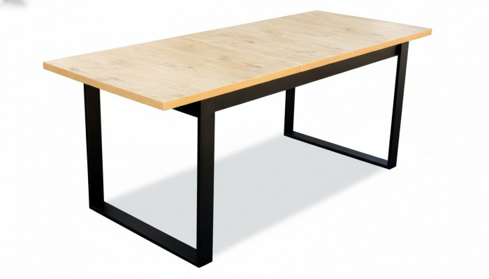 Iessdësch Dësch Iesszëmmer Büro Wunnzëmmer Dëscher Holz Design 160cm Auszéiher