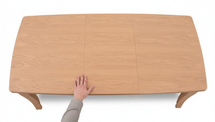 Iessdësch Zëmmer Dëscher Wunnen xxl grouss Zëmmer Holz Iessdëscher Brong 100x160/400cm