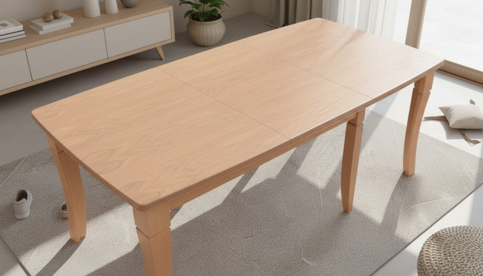 Iessdësch Zëmmer Dëscher Wunnen xxl grouss Zëmmer Holz Iessdëscher Brong 100x160/400cm
