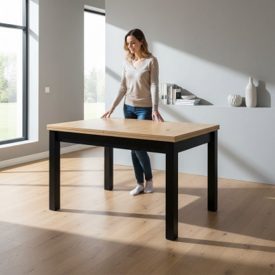 Esszëmmer Dëscher Wunnzëmmer Holz Designer Braun 90x120/270 Holzdëscher