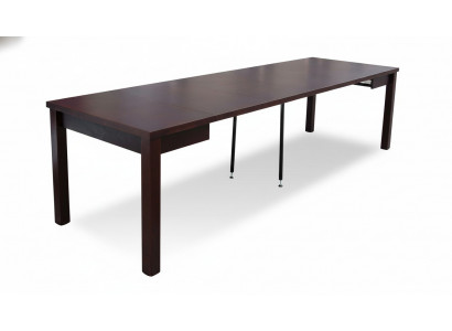 Luxus Holzdësch Iesszëmmer Dëscher Design Iessdësch Holzdëscher Miwwelen 100x100/250cm
