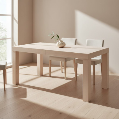 Modernen Iessdësch Iessdëscher Dëscher Meeting Dësch Büro Design Holz 80x140/180cm Neien