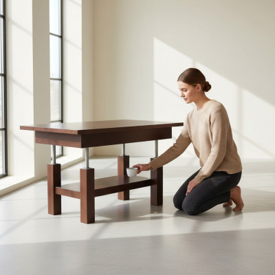 Iessdësch Design Wunnzëmmer Dësch Holz Dëscher Iesszëmmer Modern Miwwelen 80x130/170