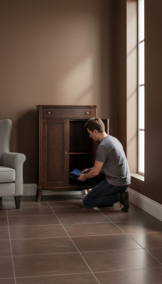 Kommod Anrichte Schëlder Sideboard Schief Schaf Anrichte Wunnzëmmer Miwwelen