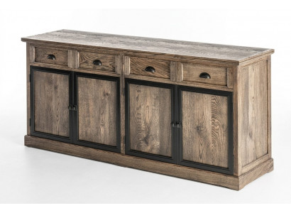 Designer Kommode Anrichte Side Low Board Schaf Wohnzëmmer Regal Holz Luxus