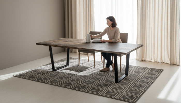 Iessdësch Iessdëscher Sëtzzëmmerdëscher Dësch Büro Design Holz Konferenzdësch Neit