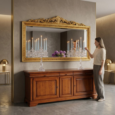 Design Wandspigel Speigelhaus Medusa Spigel Dekoratioun antik Hängespigel Neit