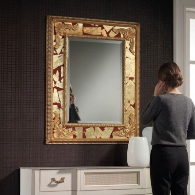 Klasseschen Designer Spigel Wandspigel Barock Rokoko 93x153cm Holzrahmen Nei