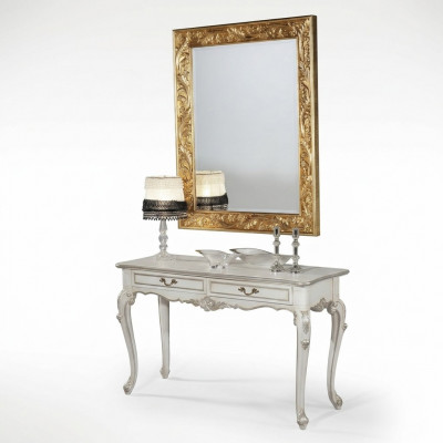 Spigel Italienesch Design Miwwel Standspigel Anrichte 93x183cm Barock Rokoko