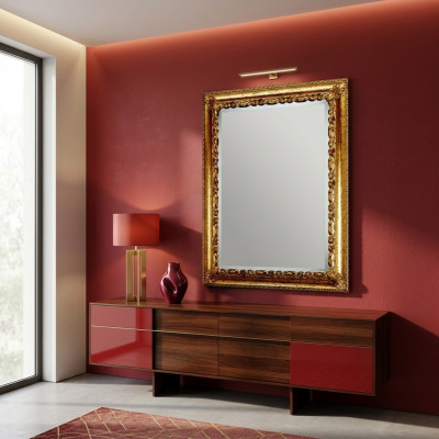 Design XXL Spigel Wandspigel Echt Holz Kader Hängespigel Luxus Miwwel Barock