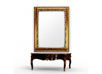 Design XXL Spigel Wandspigel Echt Holz Kader Hängespigel Luxus Miwwel Barock