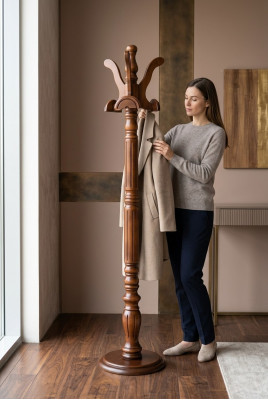 Mantelhänger Kleederschaff Kleederstänn Holz Stee Butler Miwwel Gank Nei