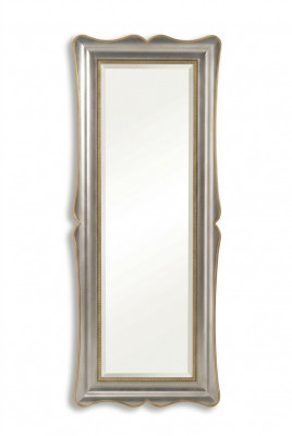 Klassesche Mauer-Spigel Holzrahmen Spigel Miwwel Neit 95x185 Glas Design Kader