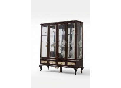 Klassesch Design Vitrin Schaf Italienesch Miwwelen Vitrinen Glas Nei