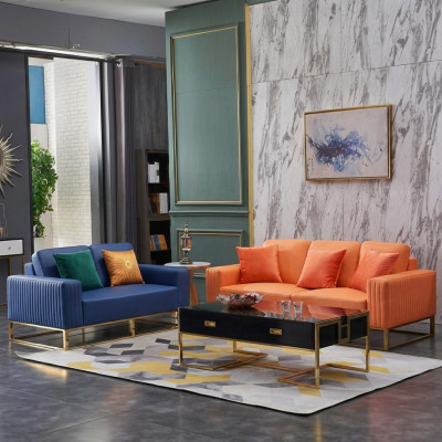 Sofsset 3+2 Sëtzer Set Designer Gepolstert Couchen Modern Sofas