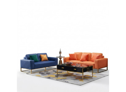 Sofsset 3+2 Sëtzer Set Designer Gepolstert Couchen Modern Sofas