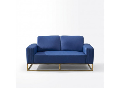 Couch Liedereng Sofa Edelt Design Designer 2 Sëtzer Miwwelen Klassesch