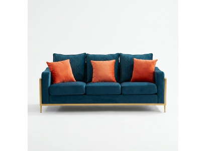 Sofa Garnitur 3+2 Sëtzer Set Design Sofas Polster Canapéë Stoff Relax Garniture.