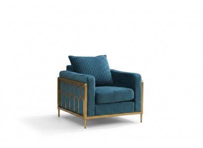 Sessel Club Lounge Designer Stull Lehn Polster Canapé 1 Sëtzer Fernsees Neien
