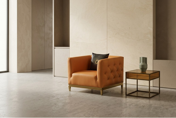 Sessel Design Canapé Sofa Sëtzer Lieder Lounge Deko Club Polster Luxus Oueren